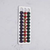 Coffee capsule rack stainless steel wall mounted