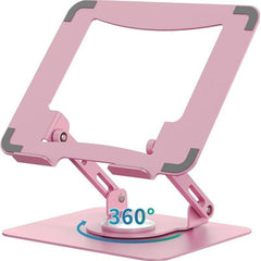 360° Rotating Adjustable Laptop & Tablet Stand – Foldable, Fits 10–17" Devices