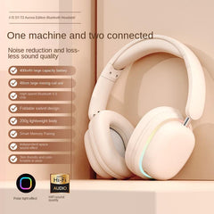 Wireless Bluetooth Gaming Headset – LED Light, Long Battery Life, Mobile & PC Compatible