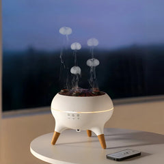 Luxury Desktop Ultrasonic Aroma Diffuser with Jellyfish Light Show