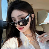 Luxury Large Frame Sunglasses Rose cat-eye sunglasses