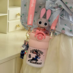 Bobblehead thermos cup-Perfect for Disney fans!
