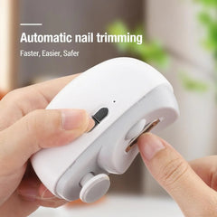 2-in-1 Wireless Nail Clipper & Grinder – Portable Electric Nail Trimmer