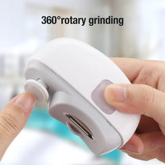 2-in-1 Wireless Nail Clipper & Grinder – Portable Electric Nail Trimmer