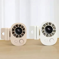 ❄️ 360° Rotating Clip Fan with LED Display – USB Rechargeable, 100 Speeds, Quiet & Portable
