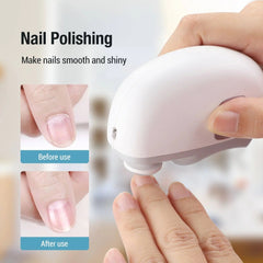 2-in-1 Wireless Nail Clipper & Grinder – Portable Electric Nail Trimmer