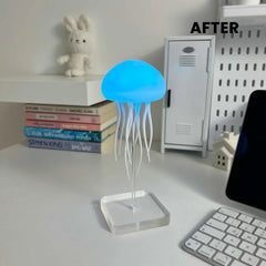 Luxury Desktop Ultrasonic Aroma Diffuser with Jellyfish Light Show
